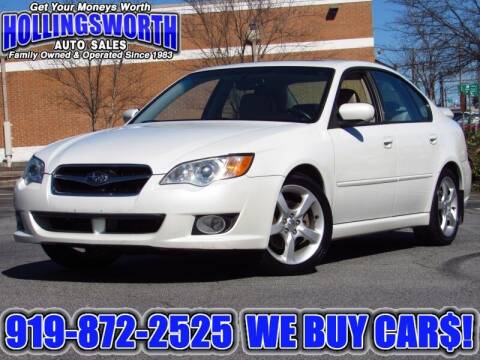 2009 Subaru Legacy for sale at Hollingsworth Auto Sales in Raleigh NC