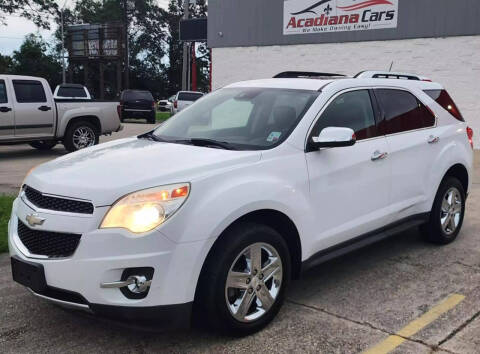 2015 Chevrolet Equinox for sale at Acadiana Cars in Lafayette LA