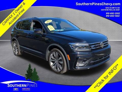 2021 Volkswagen Tiguan for sale at PHIL SMITH AUTOMOTIVE GROUP - SOUTHERN PINES GM in Southern Pines NC