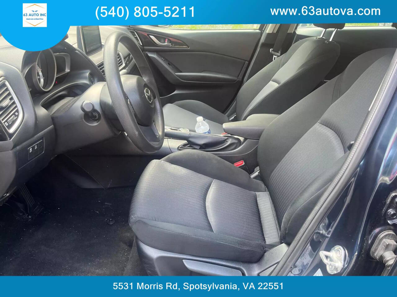 2015 Mazda Mazda3 for sale at 63 Auto Inc in Spotsylvania, VA