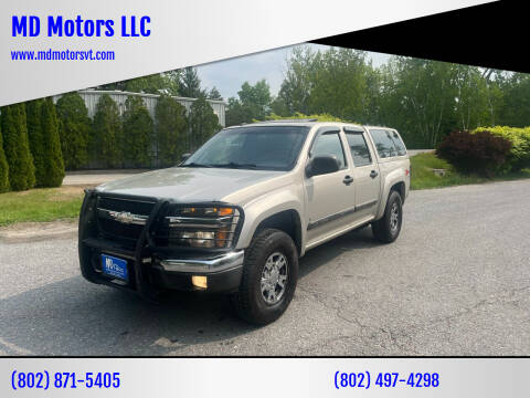 2008 Chevrolet Colorado for sale at MD Motors LLC in Williston VT