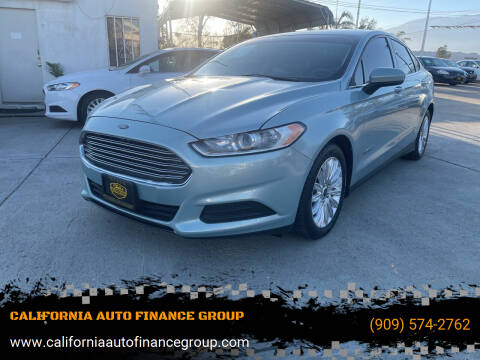 2014 Ford Fusion Hybrid for sale at CALIFORNIA AUTO FINANCE GROUP in Fontana CA