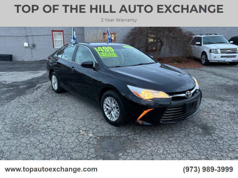 2017 Toyota Camry for sale at TOP OF THE HILL AUTO EXCHANGE in Mine Hill NJ