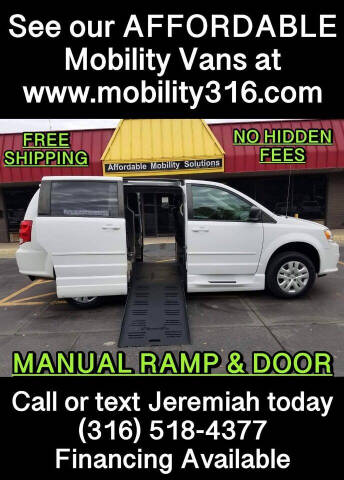 2017 Dodge Grand Caravan for sale at Affordable Mobility Solutions, LLC - Mobility/Wheelchair Accessible Inventory-Wichita in Wichita KS