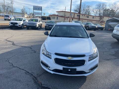 2015 Chevrolet Cruze for sale at USA Auto Sales in Leominster MA