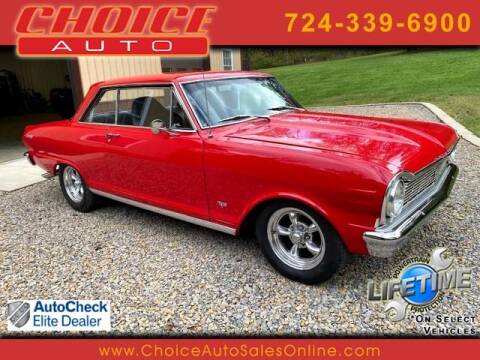 1965 Chevrolet Nova for sale at CHOICE AUTO SALES in Murrysville PA