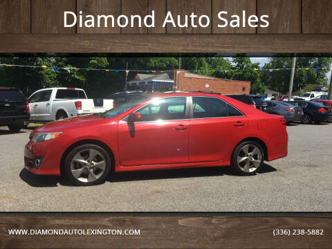 2012 Toyota Camry for sale at Diamond Auto Sales in Lexington NC