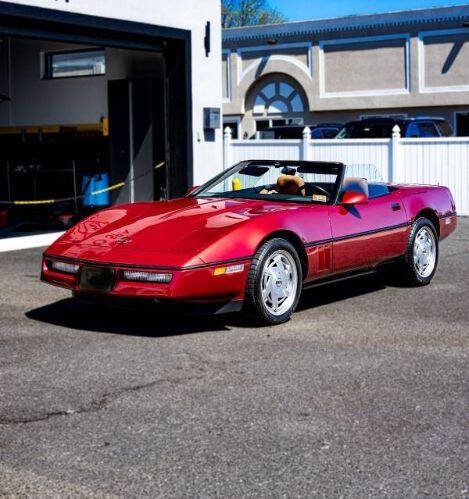 Dark Red Metallic 1989 Chevrolet Corvette Base Convertible 2dr Convertible 1