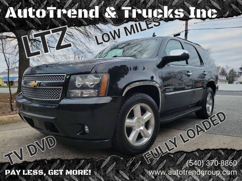 2011 Chevrolet Tahoe for sale at AutoTrend & Trucks Inc in Fredericksburg VA