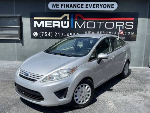 2013 Ford Fiesta for sale at Meru Motors in Hollywood FL