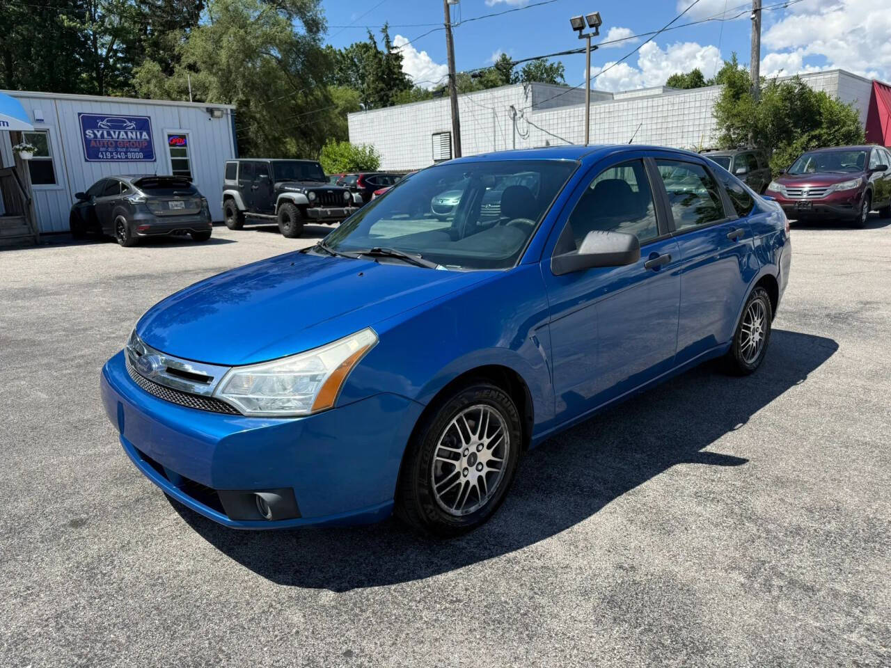 Blue 2010 Ford Focus SE SE 4dr Sedan 1