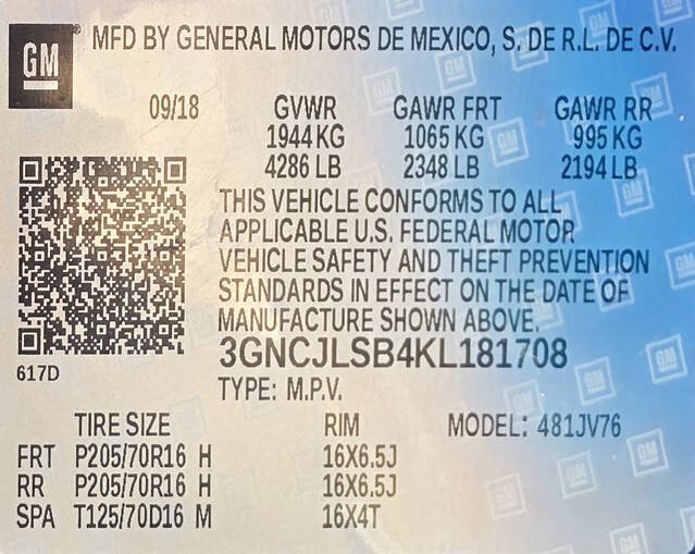 2019 Chevrolet Trax LT