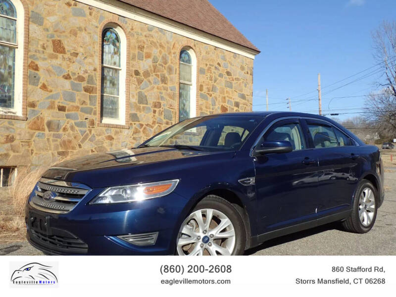 2012 Ford Taurus for sale at EAGLEVILLE MOTORS LLC in Storrs Mansfield CT