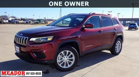 2020 Jeep Cherokee for sale at Meador Dodge Chrysler Jeep RAM in Fort Worth TX
