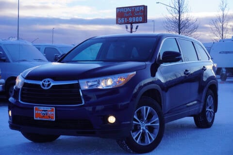 2014 Toyota Highlander for sale at Frontier Auto & RV Sales in Anchorage AK