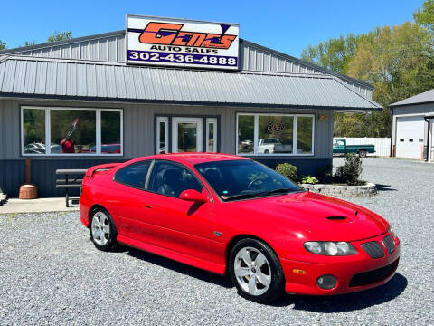 2006 Pontiac GTO for sale at GENE'S AUTO SALES in Selbyville DE