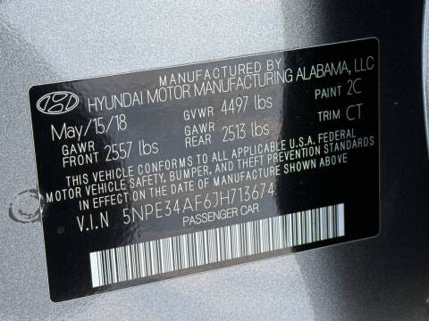 2018 Hyundai Sonata Sport