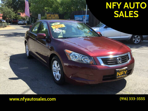 2008 Honda Accord for sale at NFY AUTO SALES in Sacramento CA