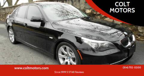 2008 BMW 5 Series for sale at COLT MOTORS in Saint Louis MO