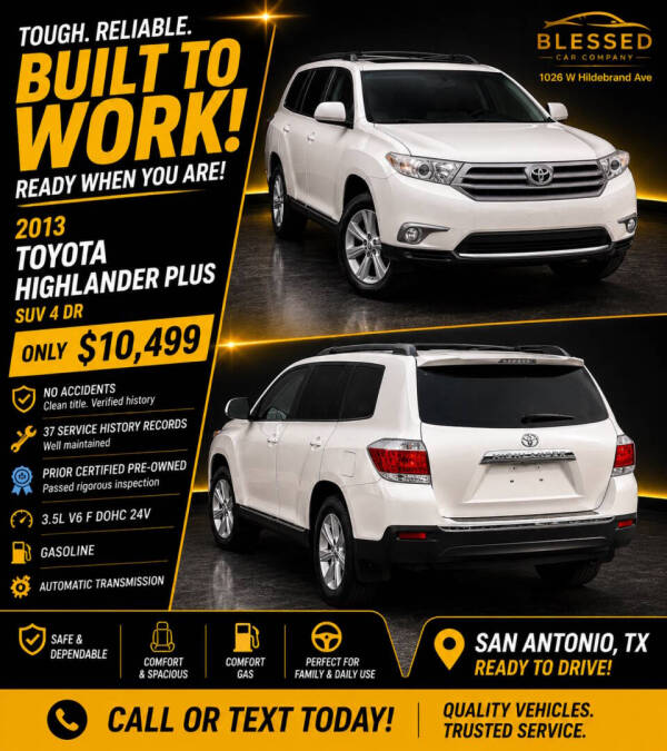 2013 Toyota Highlander Plus