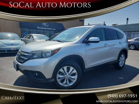 2012 Honda CR-V for sale at SoCal Auto Motors in Costa Mesa CA