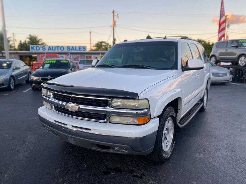 2004 Chevrolet Tahoe for sale at KD's Auto Sales in Pompano Beach FL