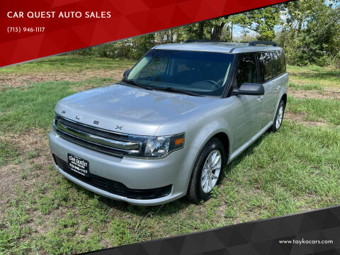 2018 Ford Flex for sale at CAR QUEST AUTO SALES in Houston TX