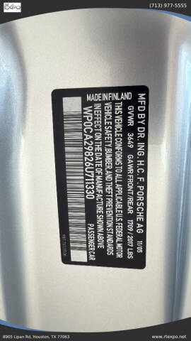 2006 Porsche Boxster