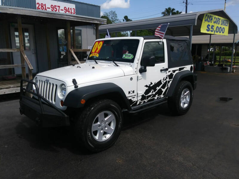 2009 Jeep Wrangler for sale at Texas 1 Auto Finance in Kemah TX