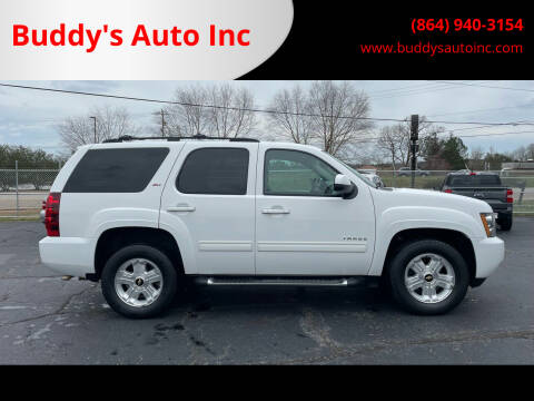 2013 Chevrolet Tahoe for sale at Buddy's Auto Inc 1 in Pendleton SC