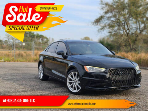 2016 Audi A3 for sale at AFFORDABLE ONE LLC in Orlando FL