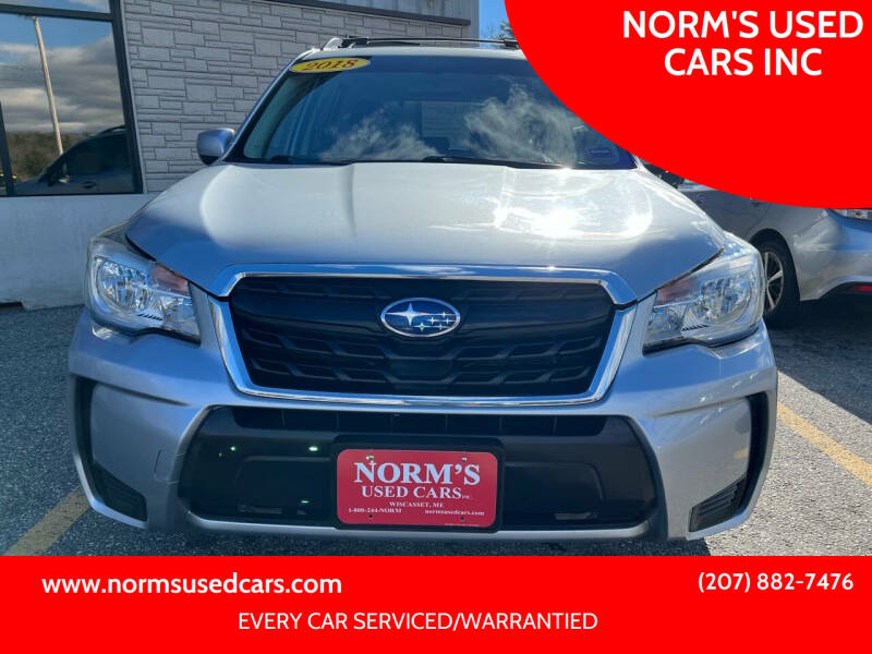 2018 Subaru Forester for sale at NORM'S USED CARS INC in Wiscasset ME