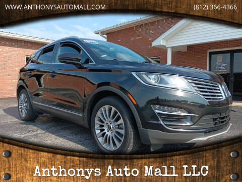 2015 Lincoln MKC for sale at Anthonys Auto Mall LLC in New Salisbury IN