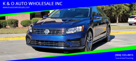 2017 Volkswagen Passat for sale at K & O AUTO WHOLESALE INC in Jacksonville FL
