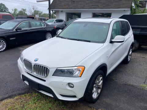 2012 BMW X3 for sale at ENFIELD STREET AUTO SALES in Enfield CT