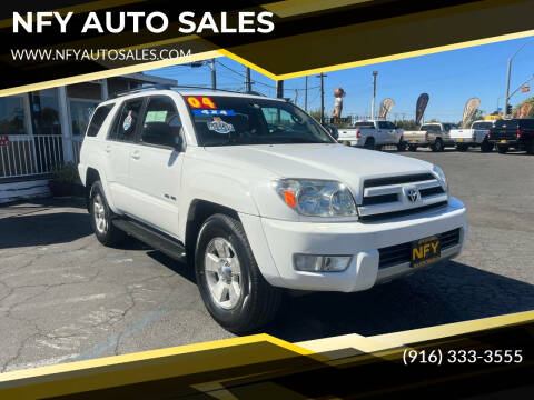 2004 Toyota 4Runner for sale at NFY AUTO SALES in Sacramento CA