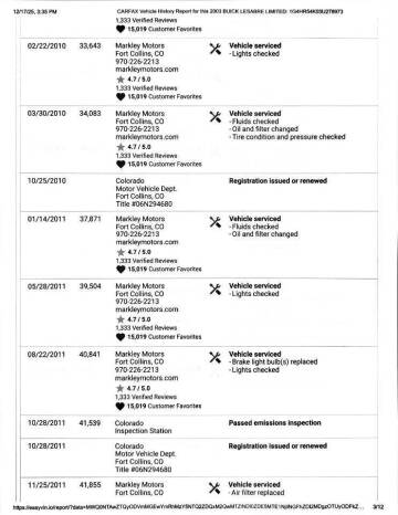 2003 Buick LeSabre Limited