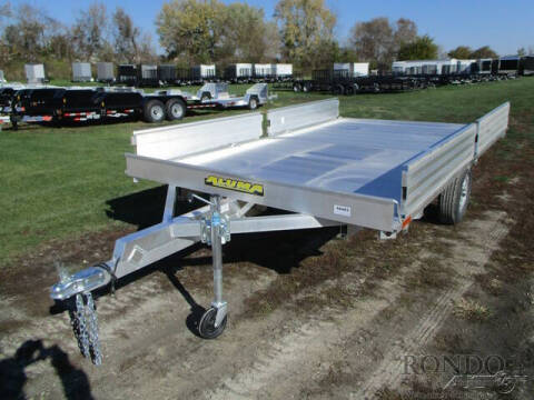 2024 Aluma Aluminum Single Axle Utility A for sale at Rondo Truck & Trailer in Sycamore IL