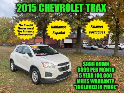 2015 Chevrolet Trax for sale at D&D Auto Sales, LLC in Rowley MA
