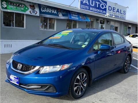 2015 Honda Civic for sale at AutoDeals in Daly City CA