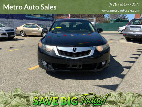 2009 Acura TSX for sale at Metro Auto Sales in Lawrence MA