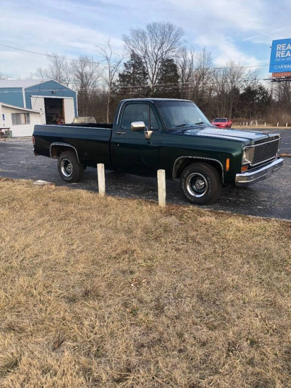 1974 Chevrolet C/K 10 Series for sale at CHAMPION CLASSICS LLC in Foristell MO