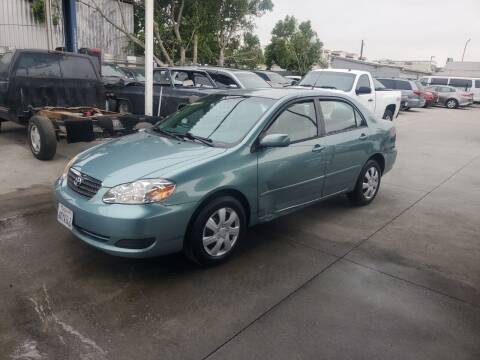 2007 Toyota Corolla for sale at E and M Auto Sales in Bloomington CA