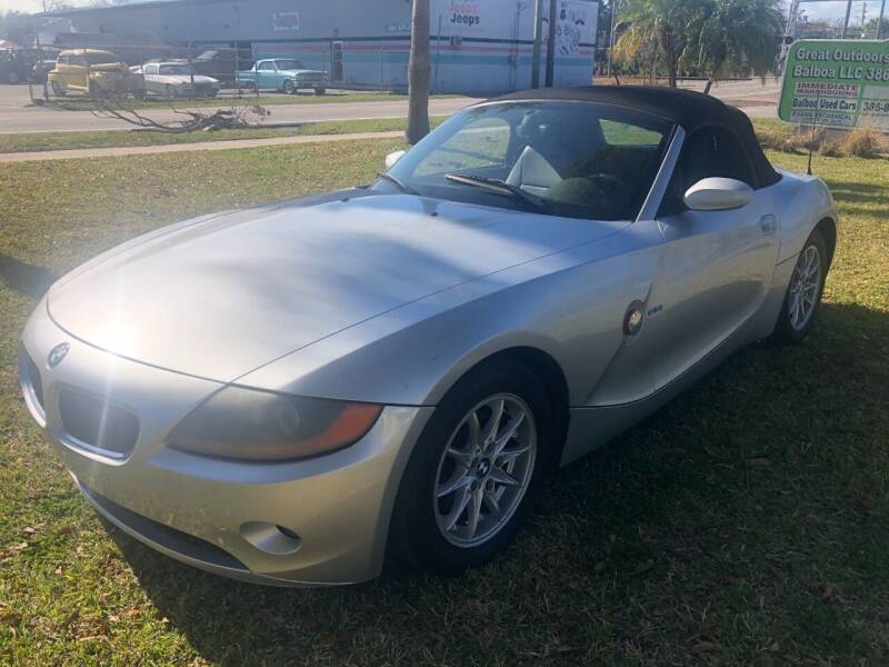 2003 BMW Z4 for sale at BALBOA USED CARS in Holly Hill FL