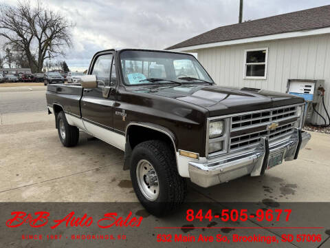 1985 Chevrolet C/K 20 Series for sale at B & B Auto Sales in Brookings SD
