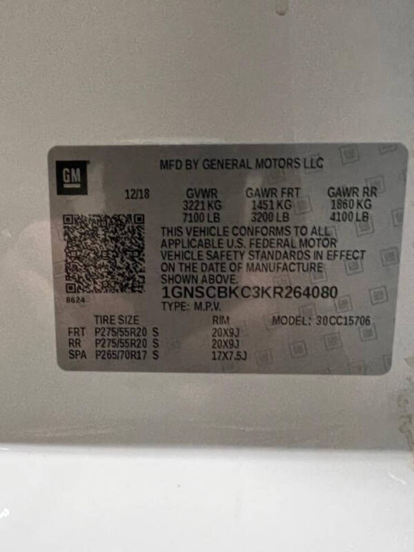 2019 Chevrolet Tahoe LT