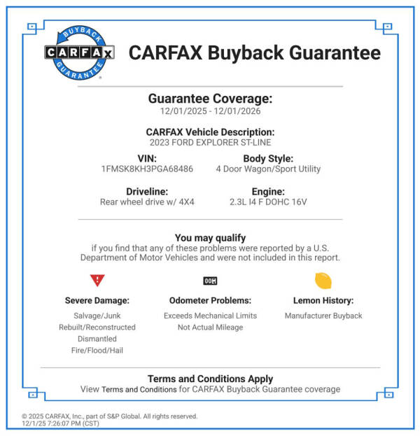 2023 Ford Explorer ST-Line