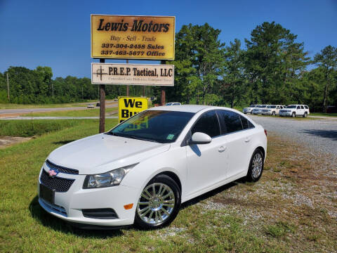 2012 Chevrolet Cruze for sale at Lewis Motors LLC in Deridder LA