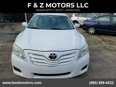 2010 Toyota Camry for sale at F & Z MOTORS LLC in Vernon Rockville CT