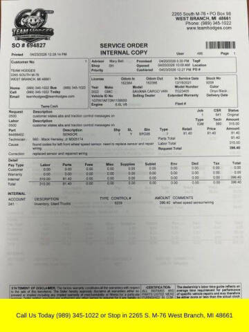 2022 GMC Savana 2500